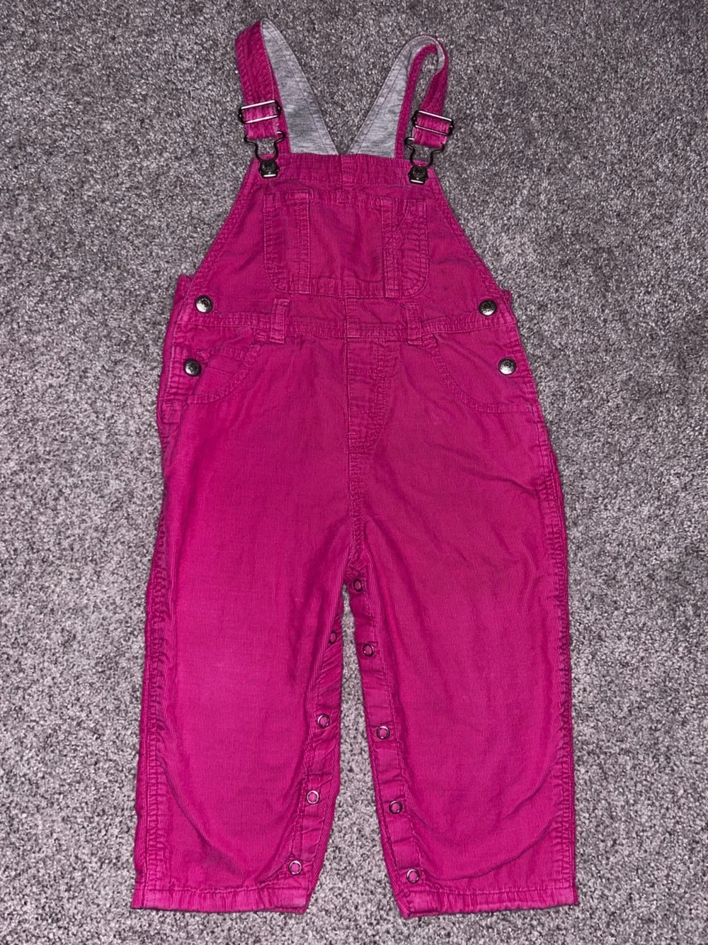 Vintage- Baby Gap Girls’ 2T Pink Corduroy Overalls